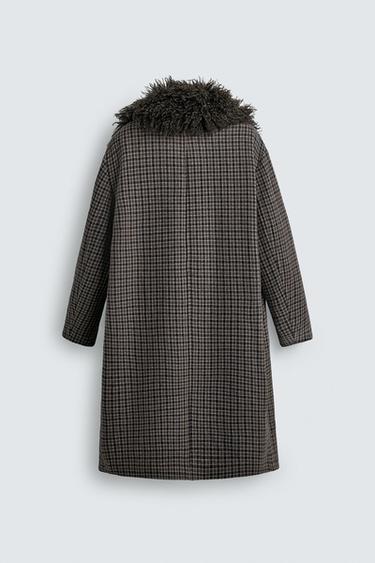 MANTEAU À CARREAUX BIMATIÈRE HARRY LAMBERT FOR ZARA X DISNEY - Marron de Zara - Image 10