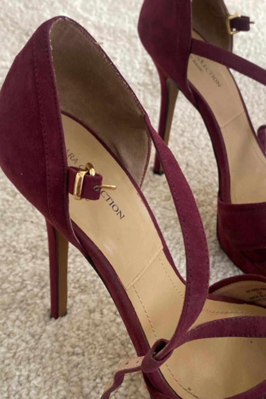 SANDALIAS TACÓN VINO - Image 4