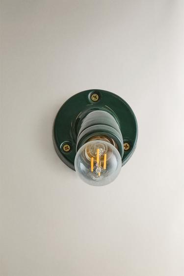 LAMPE | APPLIQUE MURALE CÉRAMIQUE - Vert de Zara - Image 0