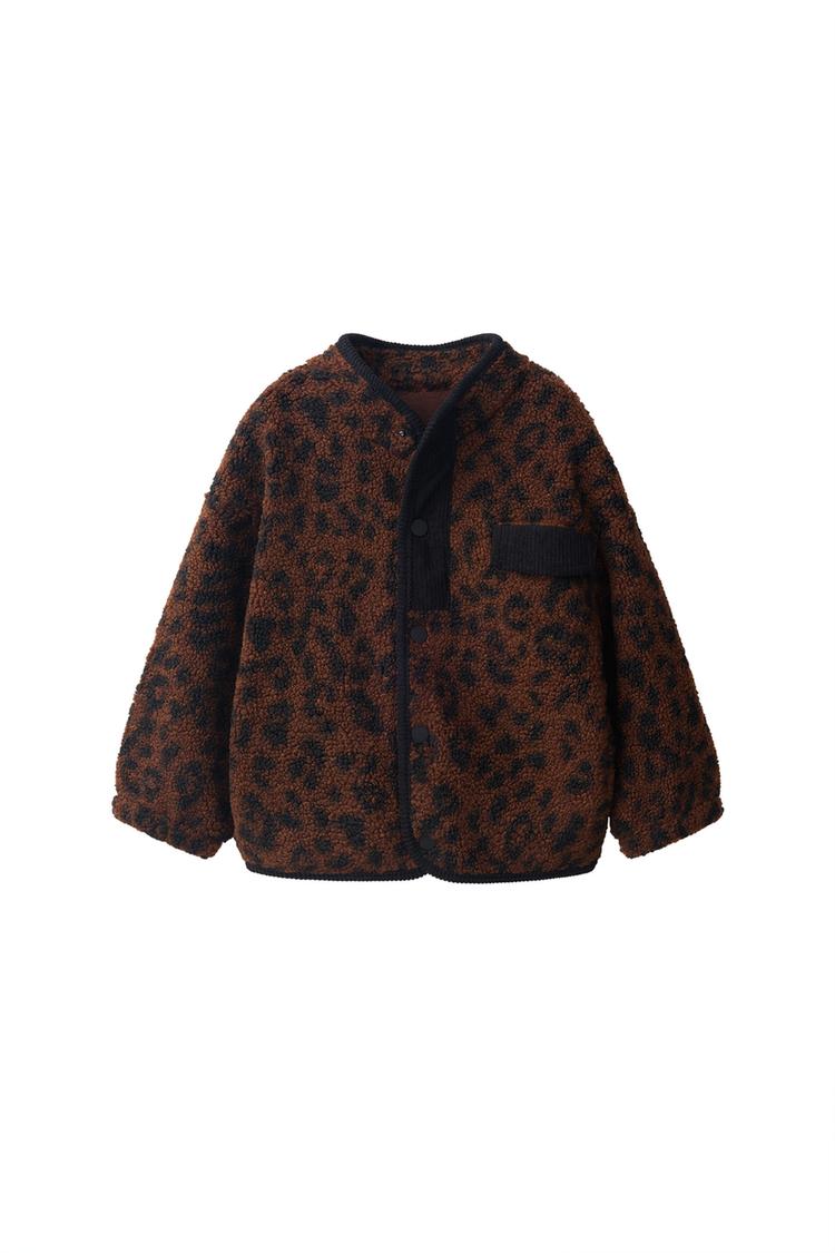 Cazadora borreguillo animal print