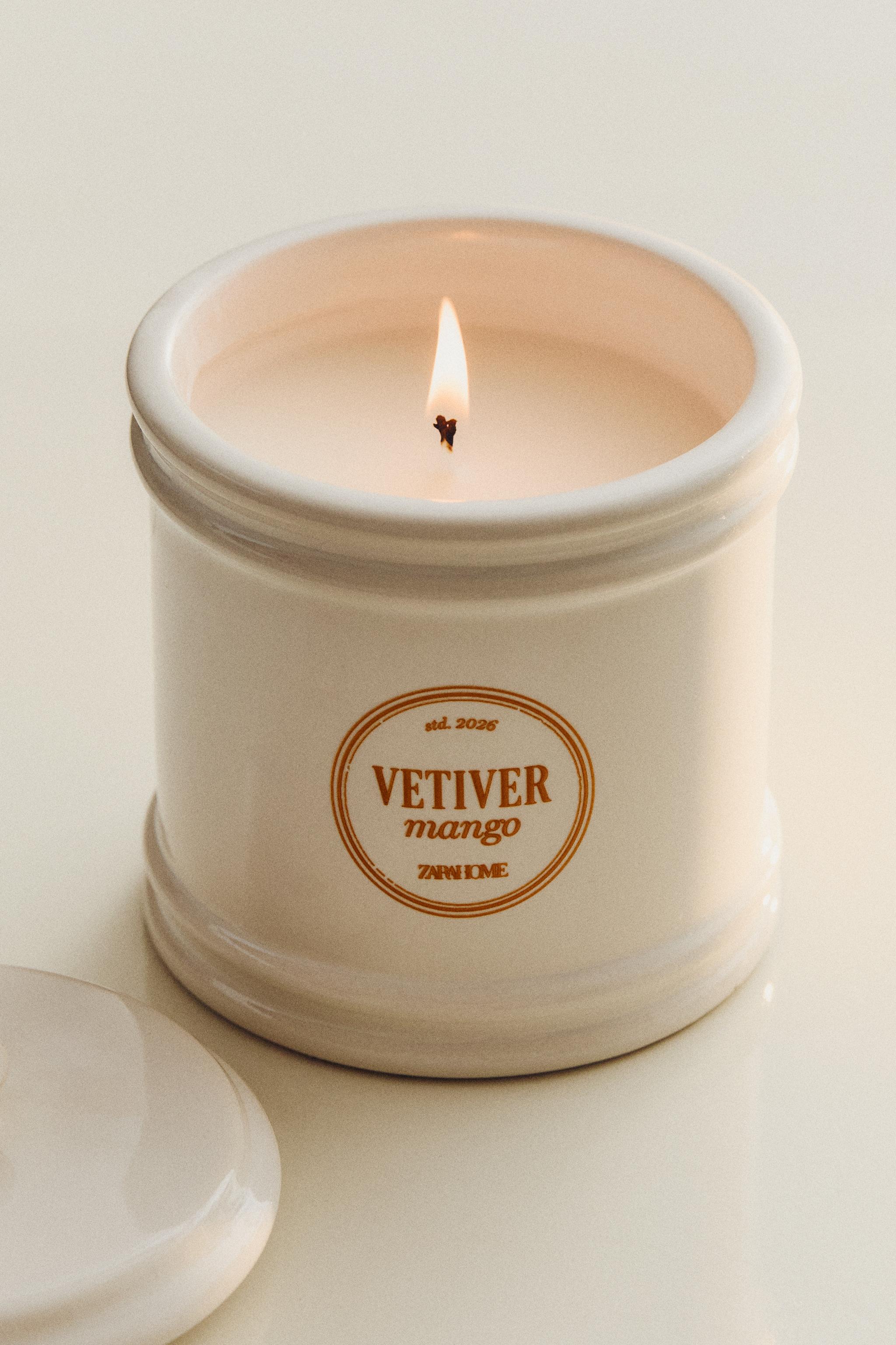 (300 G) VETIVER MANGO SCENTED CANDLE