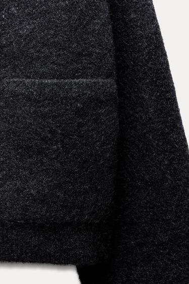 SOFT KNIT CARDIGAN - Grey marl by Zara