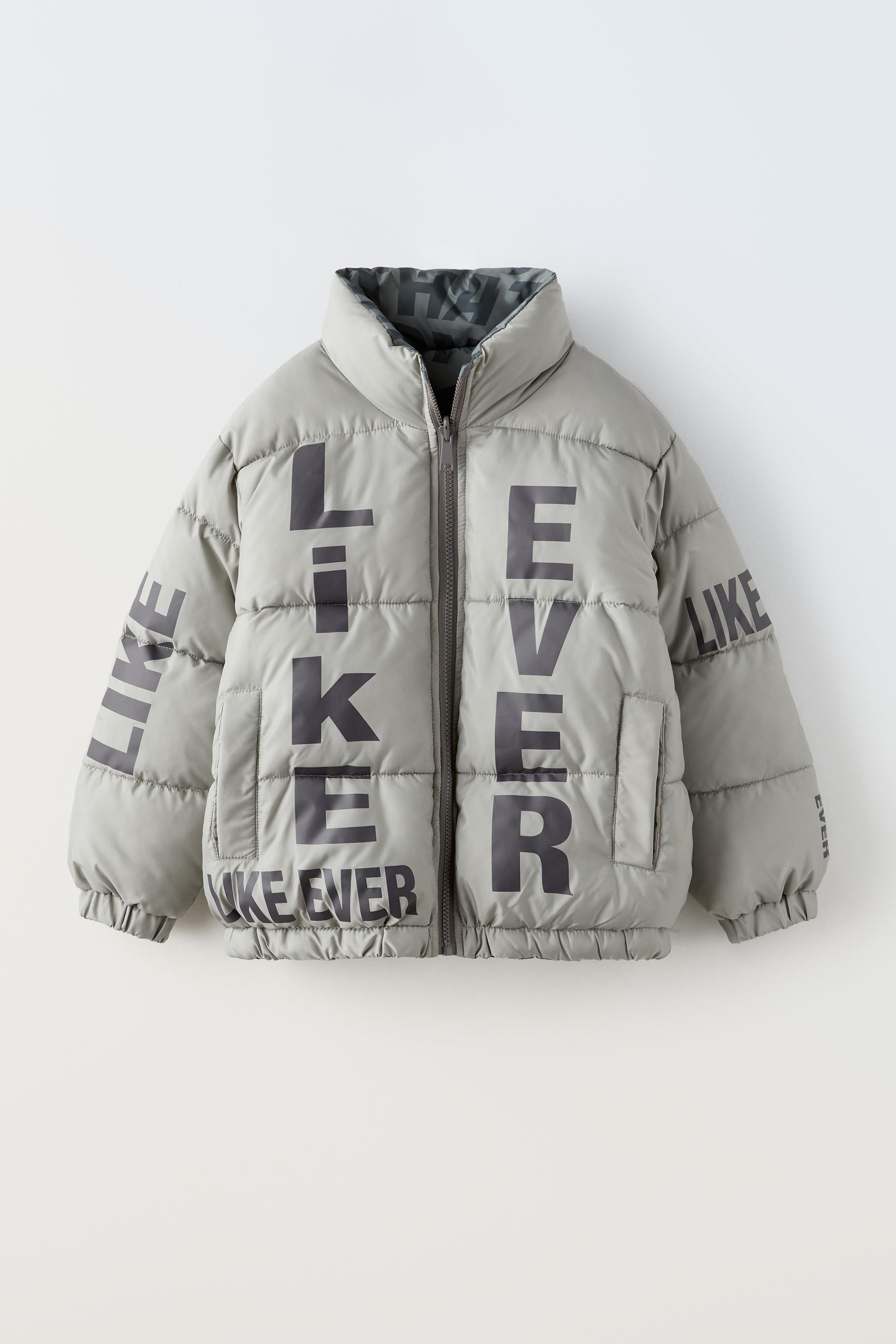 Zara puffer 2024 jacket kids