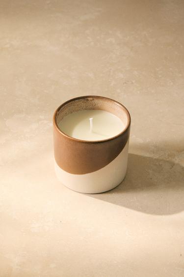 (150 G) SUNSET AT LEGZIRA SCENTED CANDLE - SAND/BROWN by Zara - Image 5