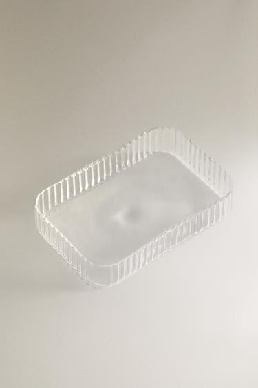 Zara BATHROOM SOAP DISH WITH RAISED DESIGN -  - Image 0