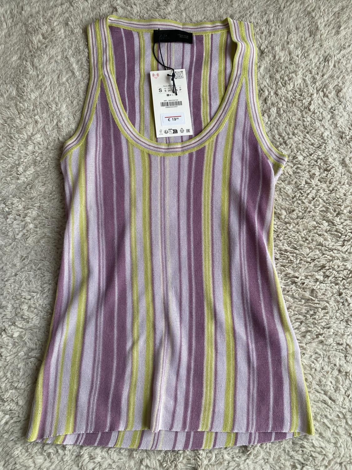 STRIPED KNIT TOP - Image 6