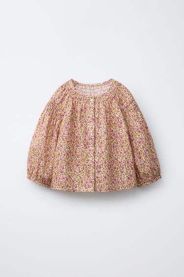 FLORAL PRINT BLOUSE - Multicoloured by Zara