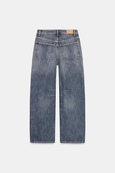 JEANS TRF BAGGY BARREL TAILLE NORMALE - Bleu de Zara - Image 4