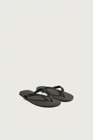 SANDALES À BRIDES - Vert d'eau de Zara