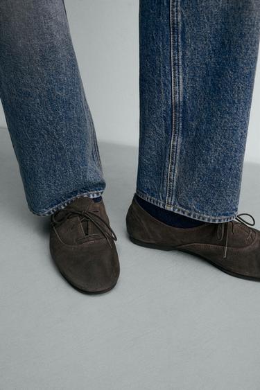 VIBRAM® SOLE LEATHER SHOES AARON LEVINE X ZARA - Brown by Zara - Image 2