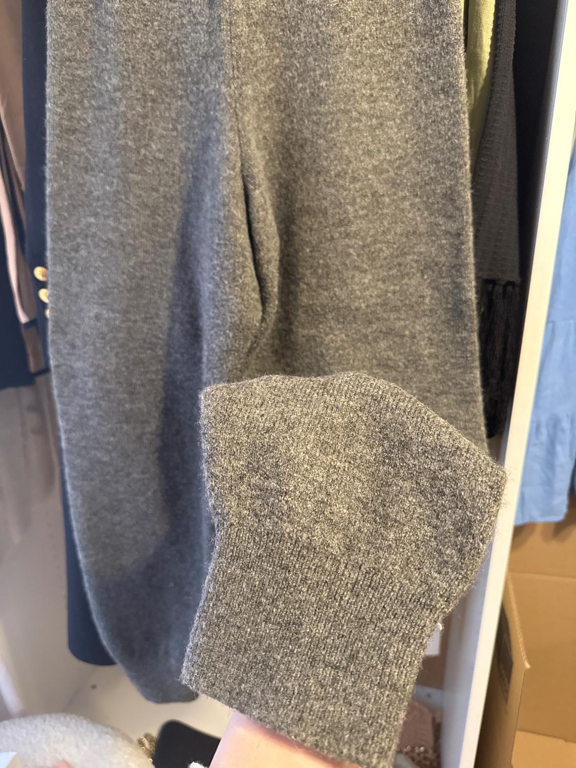 WOOL BLEND GRAY PANTS - Image 3