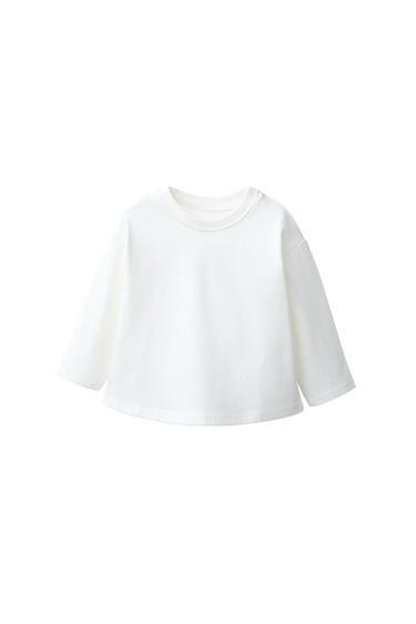 PLAIN T-SHIRT - Ecru de Zara