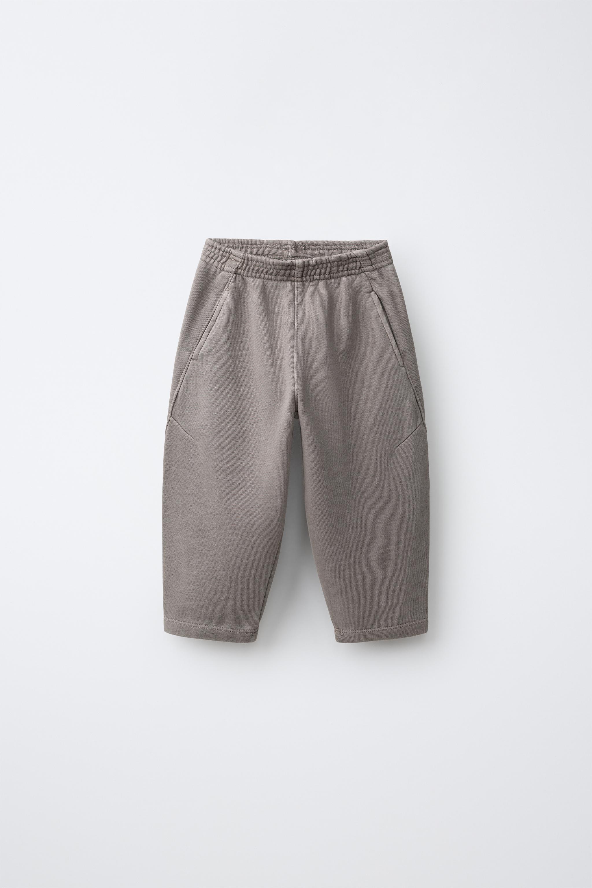 PANTALÓN BARREL FELPA