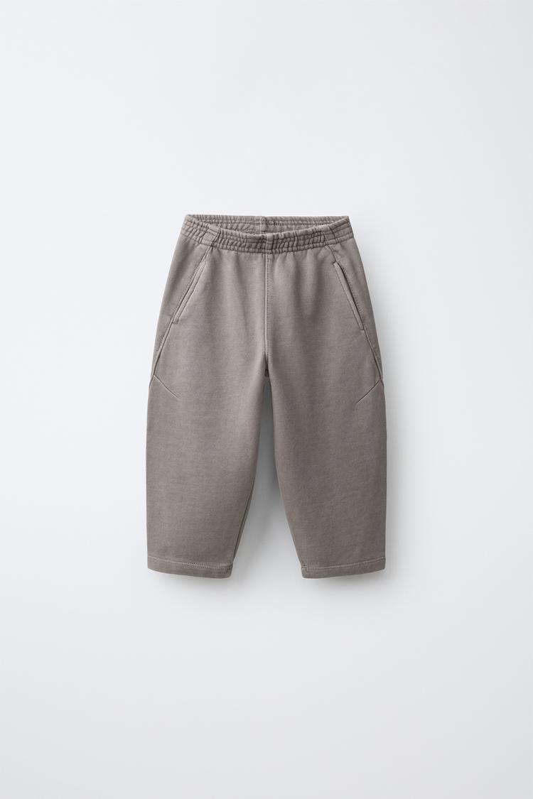 PANTALÓN BARREL FELPA
