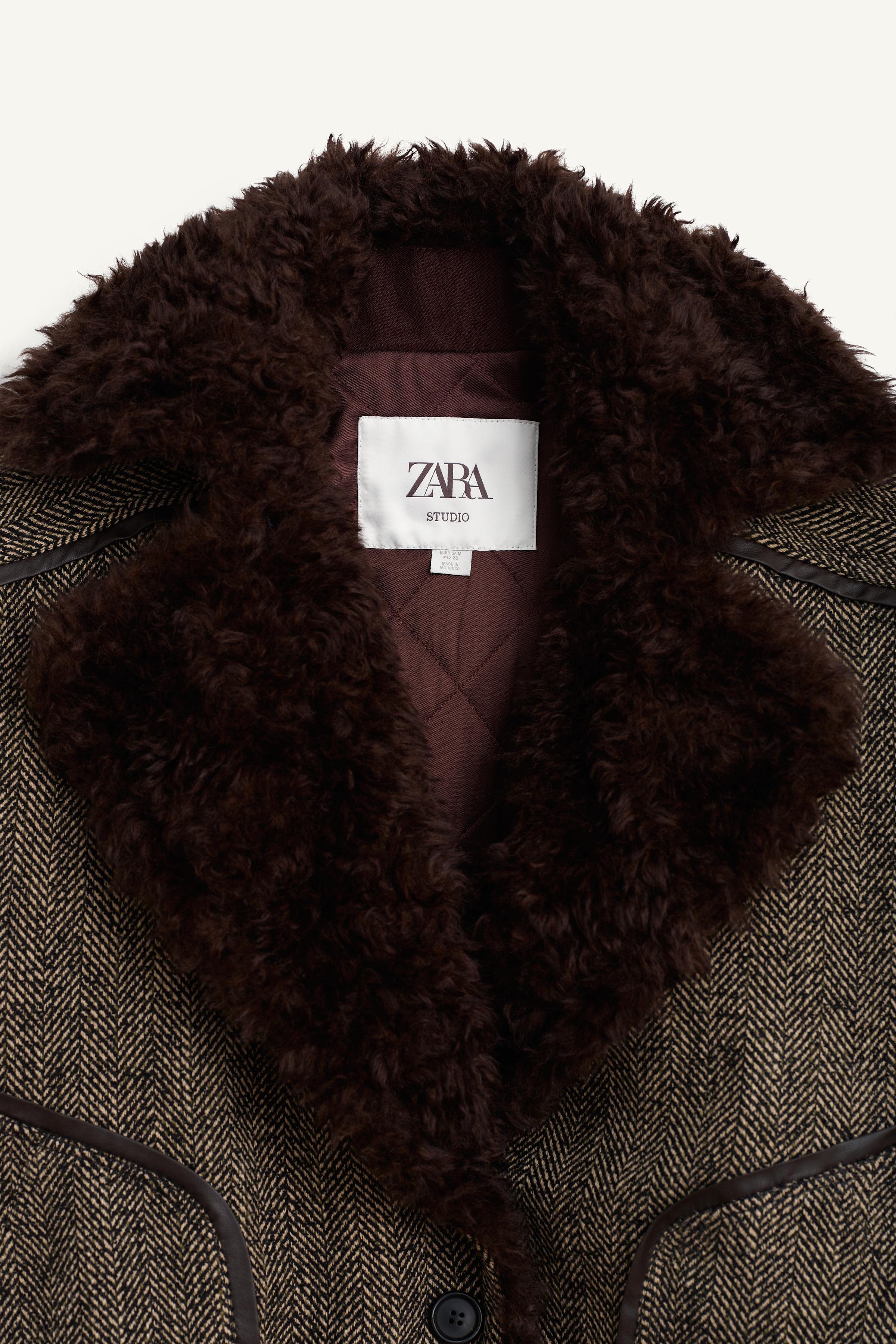 CONTRASTING HERRINGBONE LIMITED EDITION BOMBER JACKET