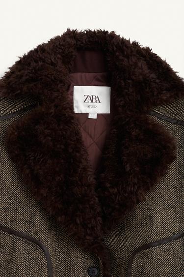 BLOUSON BOMBER CHEVRONS BIMATIÈRE ÉDITION LIMITÉE - Noir de Zara - Image 7