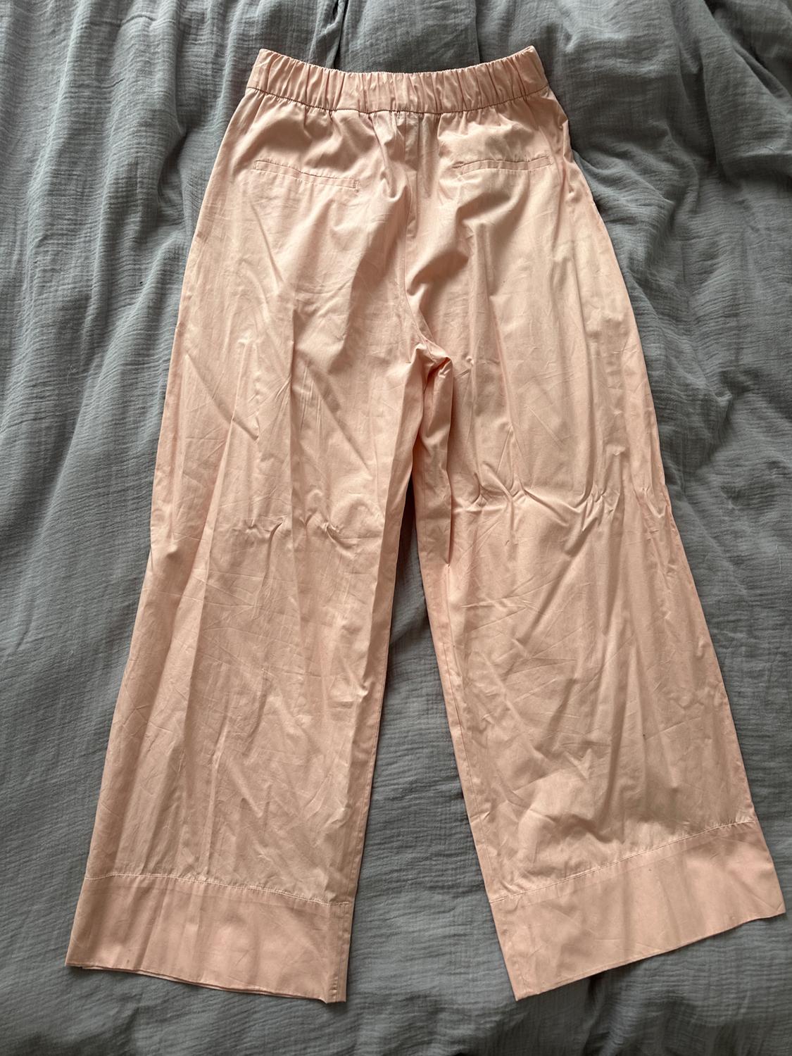 ZW COLLECTION POPLIN WIDE-LEG TROUSERS - Image 3