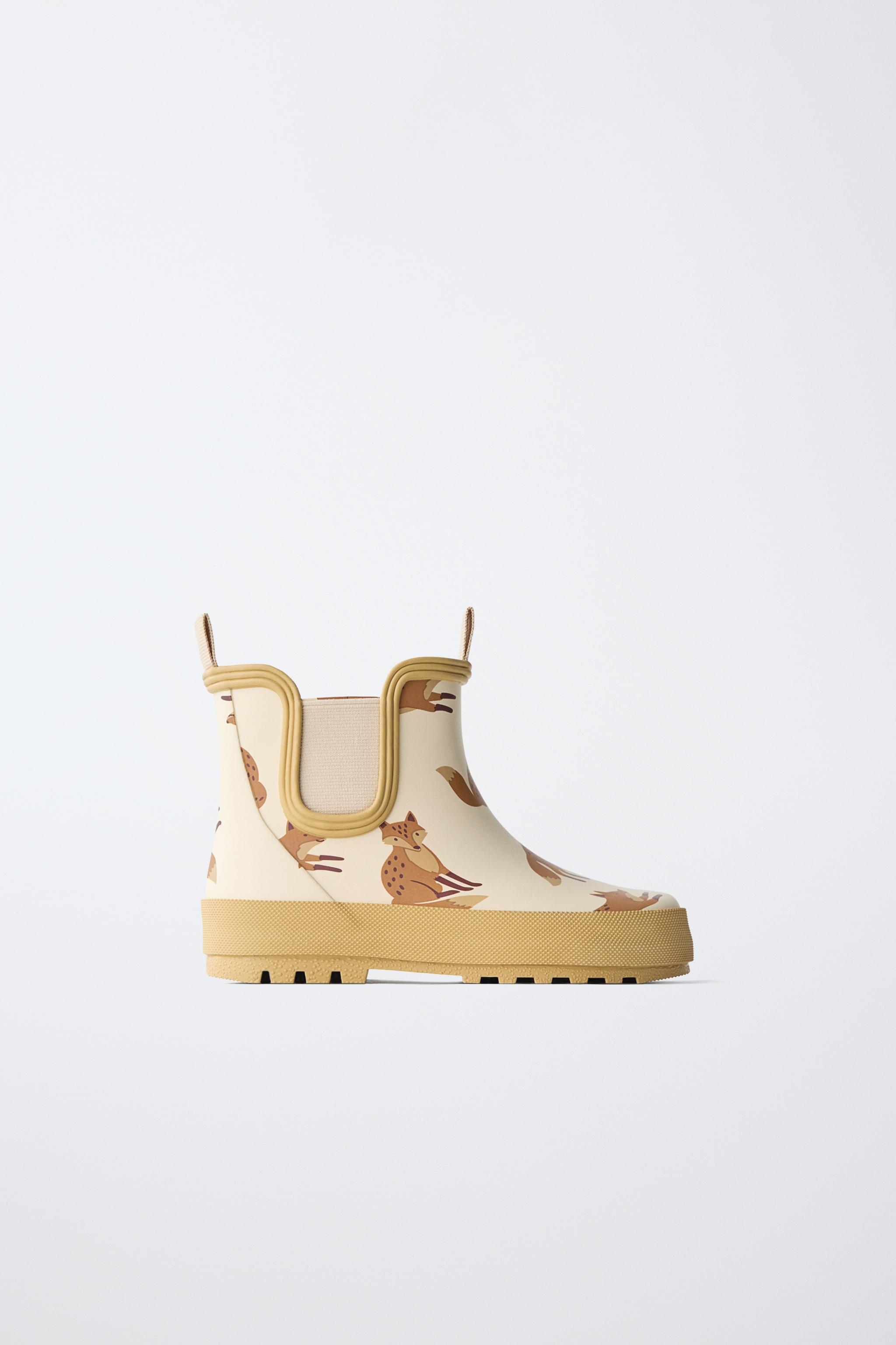 RAIN BOOTS - Ecru White | ZARA Turkey