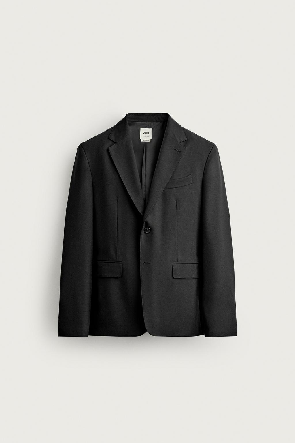 100% WOOL SUIT BLAZER