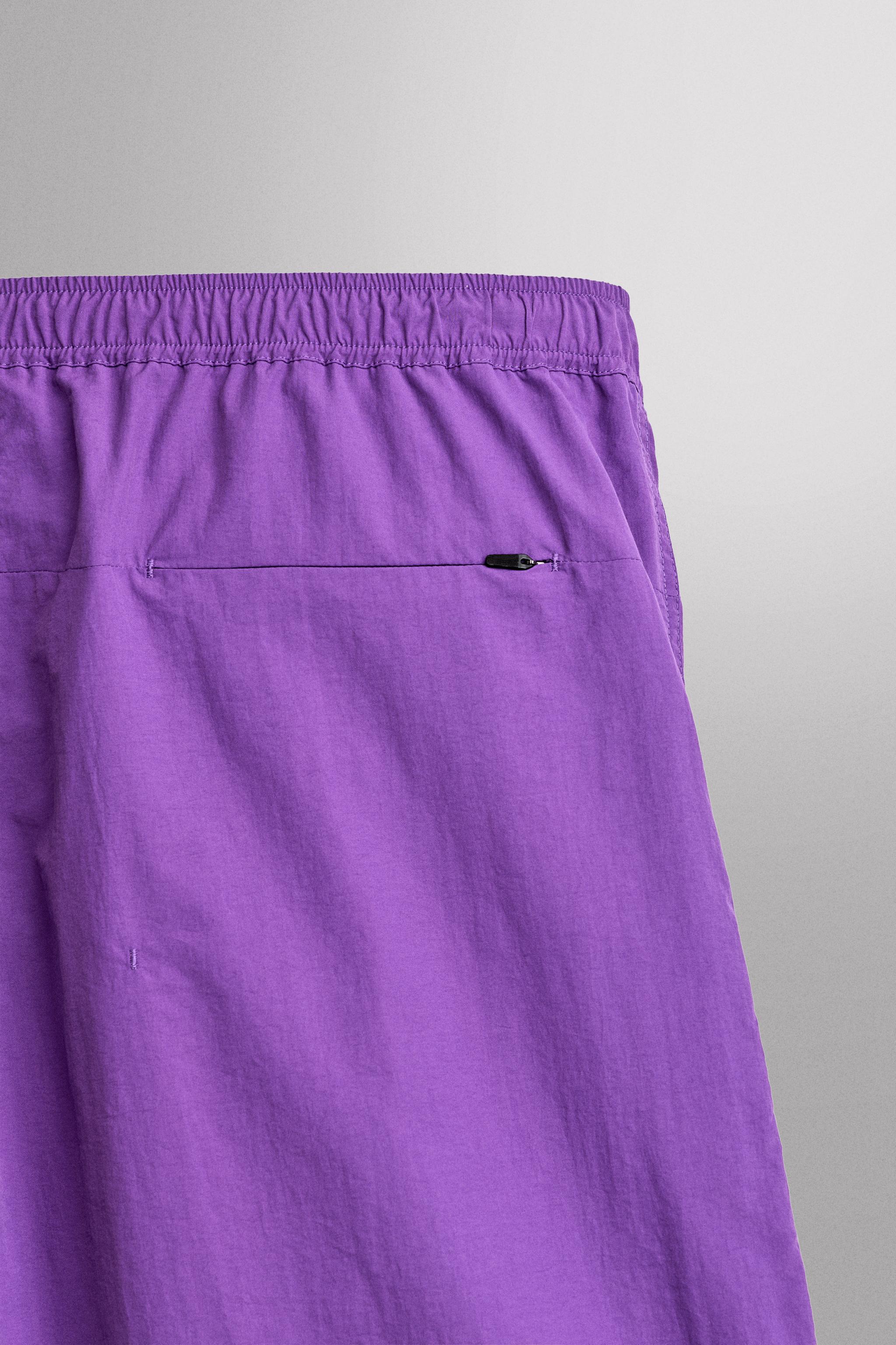 Мужские шорты Zara 9" TECHNICAL SHORTS — фото 4