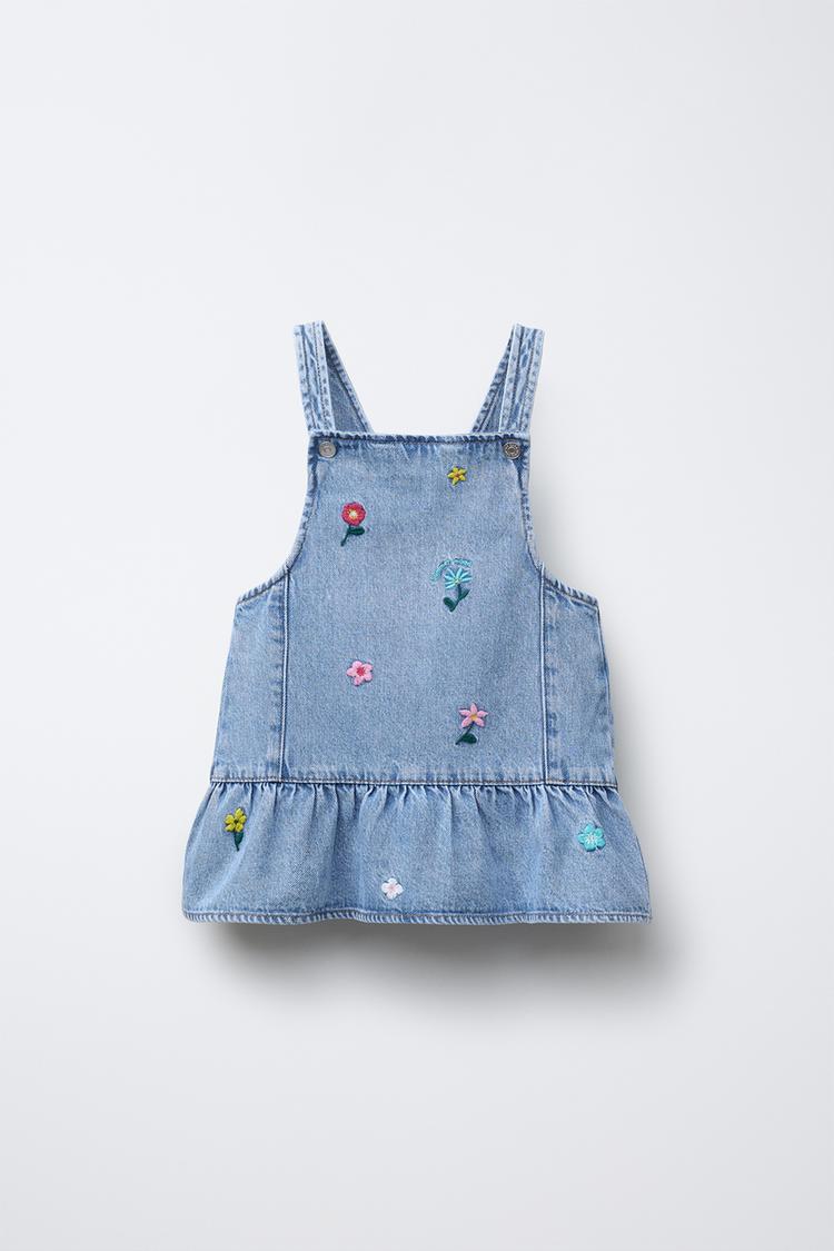 Mezclilla Peto Niña Zara Kids Clothes Ropa De Moda 2020 Para Niños