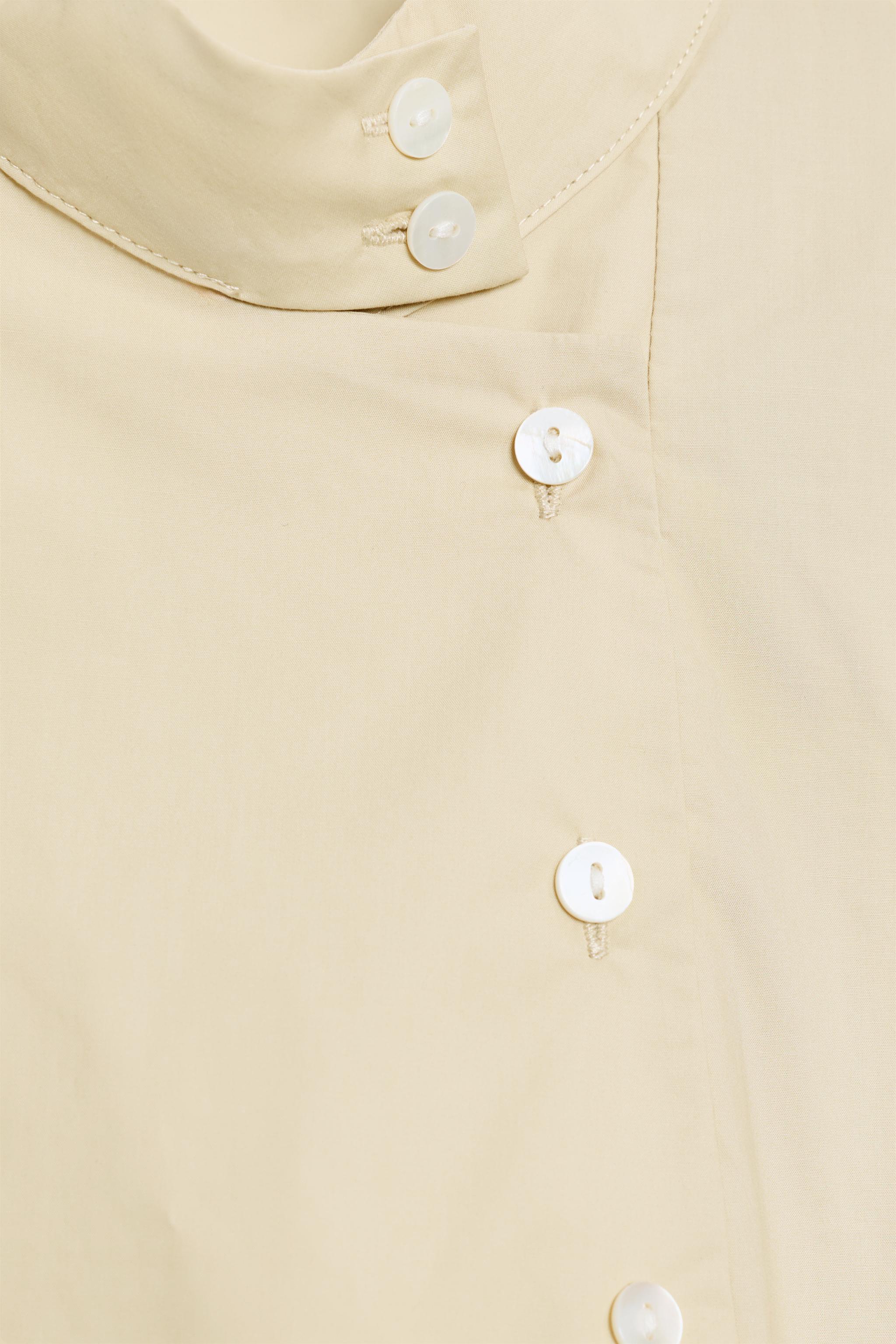 Женские рубашки Zara SHORT SLEEVE SHIRT — фото 8