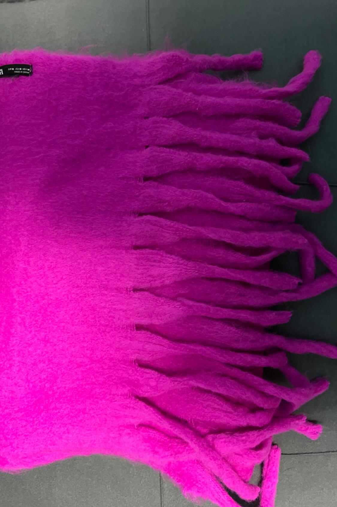 FRINGED SCARF