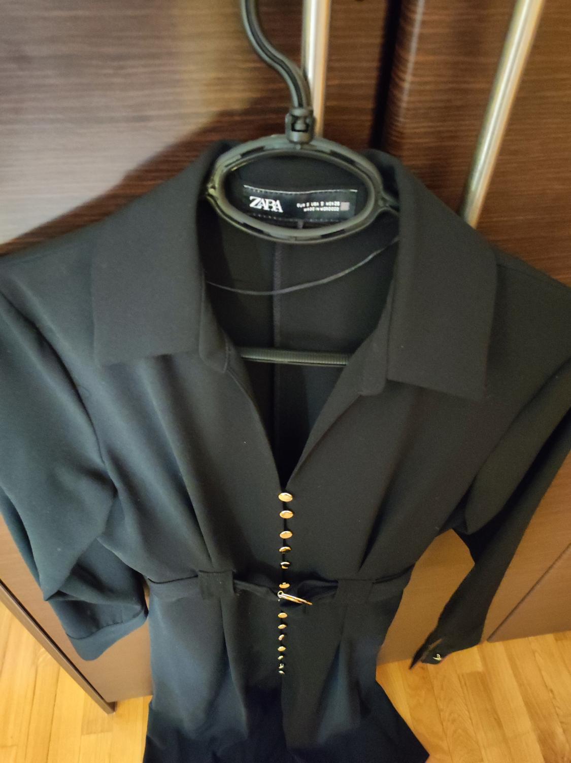 BELTED MIDI SHIRT DRESS - Image 4