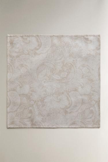 LOT DE SERVIETTES IMPRIMÉ PAISLEY (LOT DE 2) - Beige de Zara - Image 1
