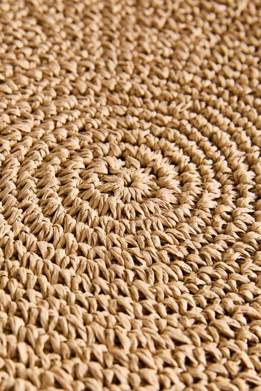 ROUND PAPER PLACEMAT - Brown by Zara - Image 3