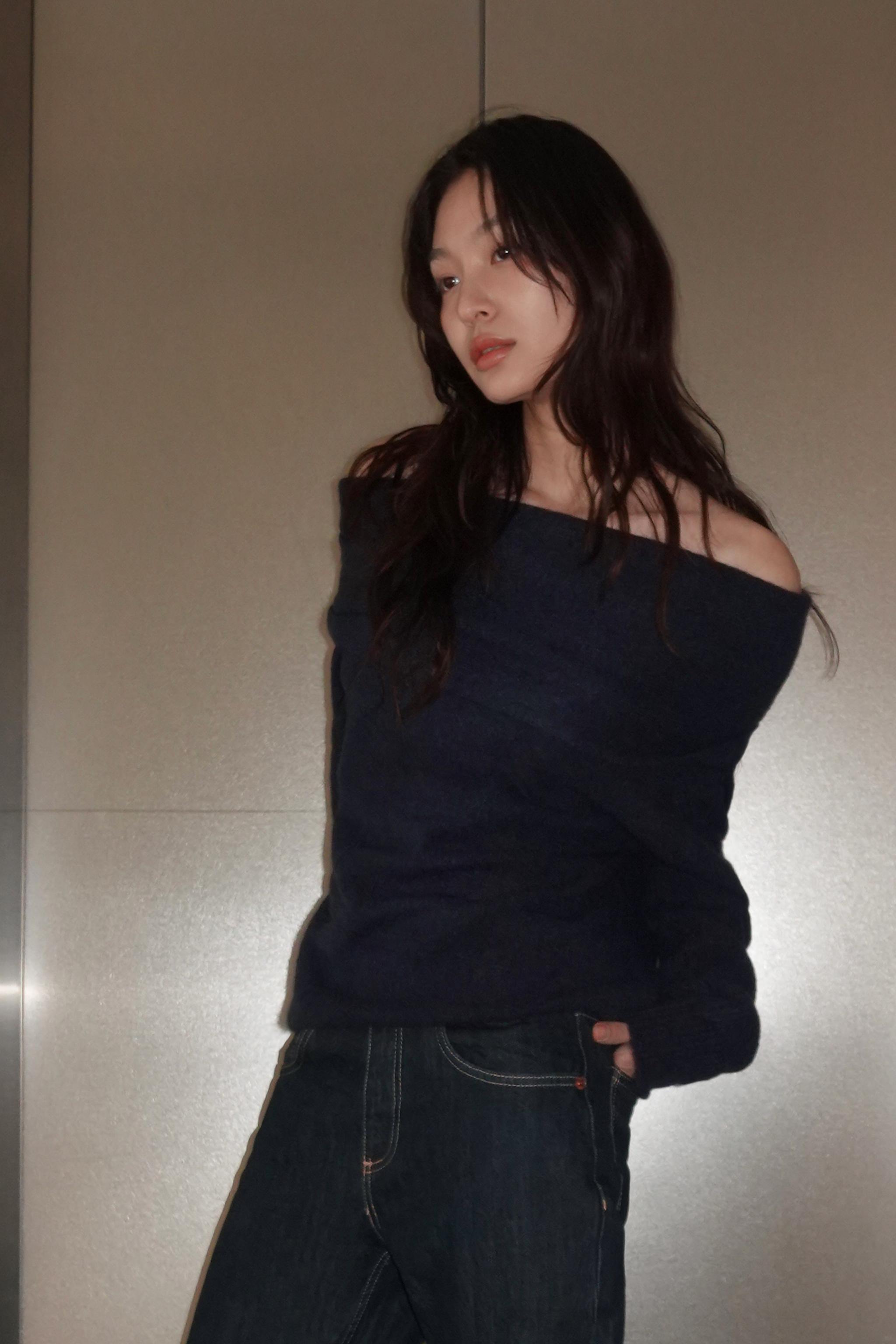 ZARA♡オフショルダーニットセーター♡ オフショルダーニットセーター - グレーマール | ZARA Japan / 日本