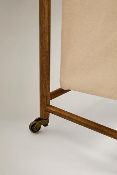 LAUNDRY BASKET WITH LID - Brown by Zara - Image 4