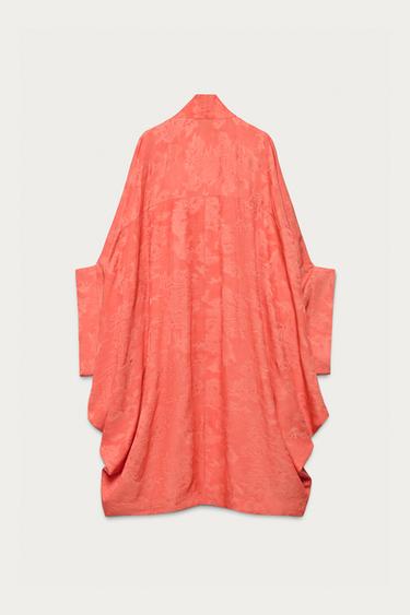 KIMONO JACQUARD MARISA BERENSON X ZARA - Rouge / Orange de Zara - Image 2