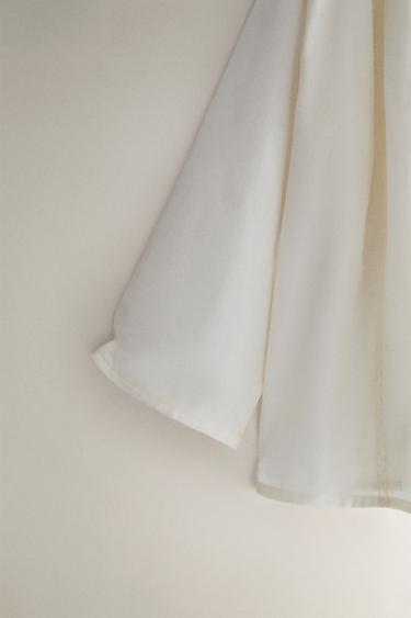 CHEMISE BÉBÉ BRODÉE - Blanc cassé de Zara - Image 2