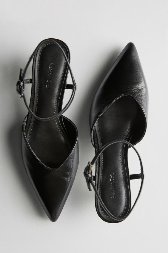 High-heel slingback shoes from Zara - $200