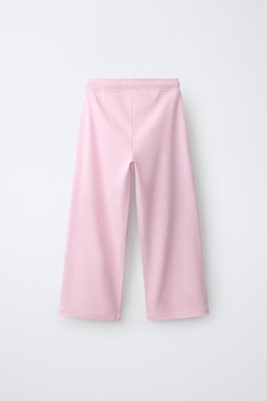 WIDE-LEG PANTS — Pink 2