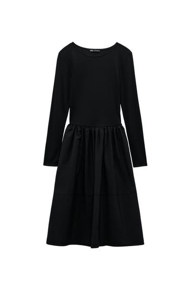 MATCHING DRESS WITH LONG SLEEVES