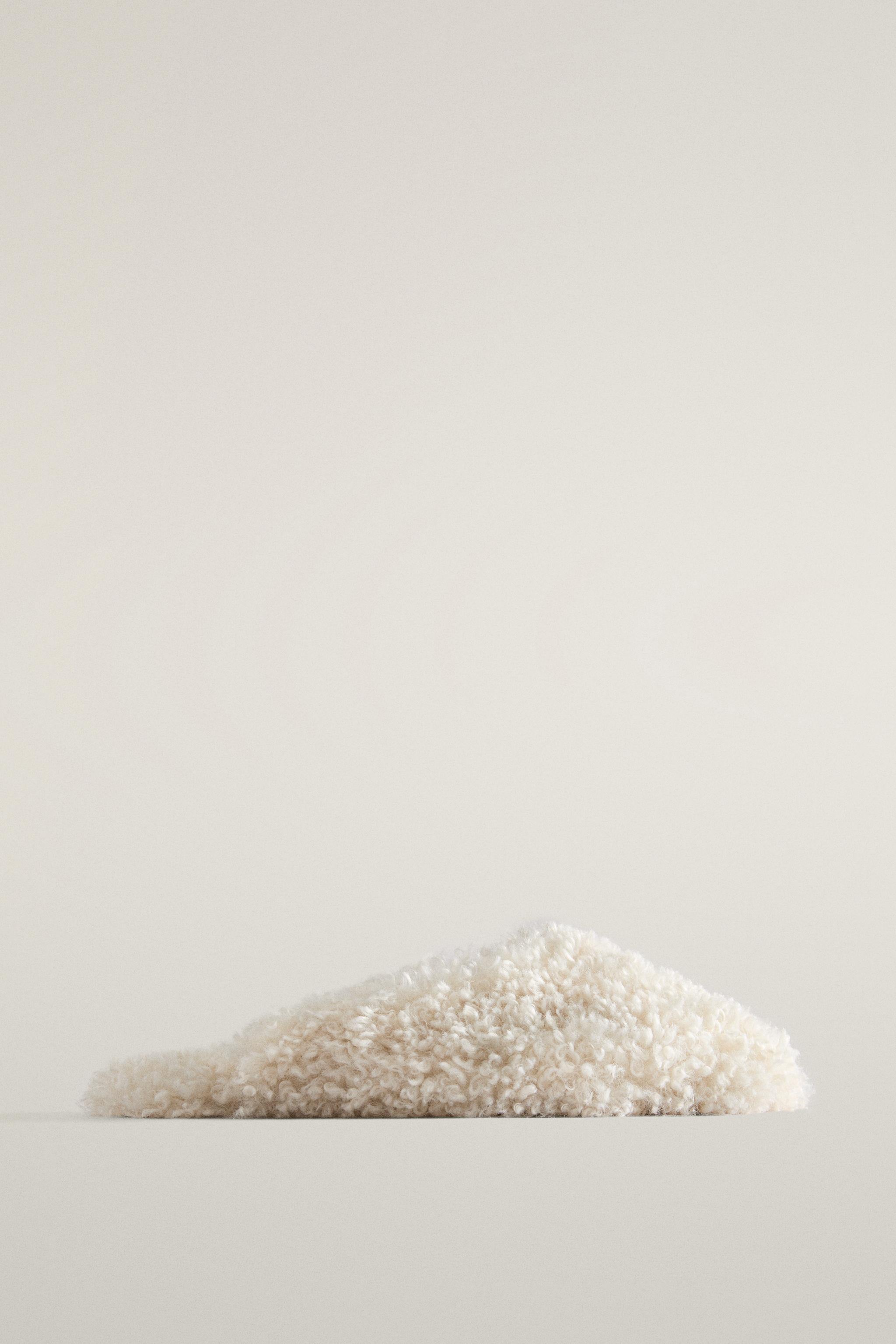 FAUX SHEARLING MULE SLIPPERS