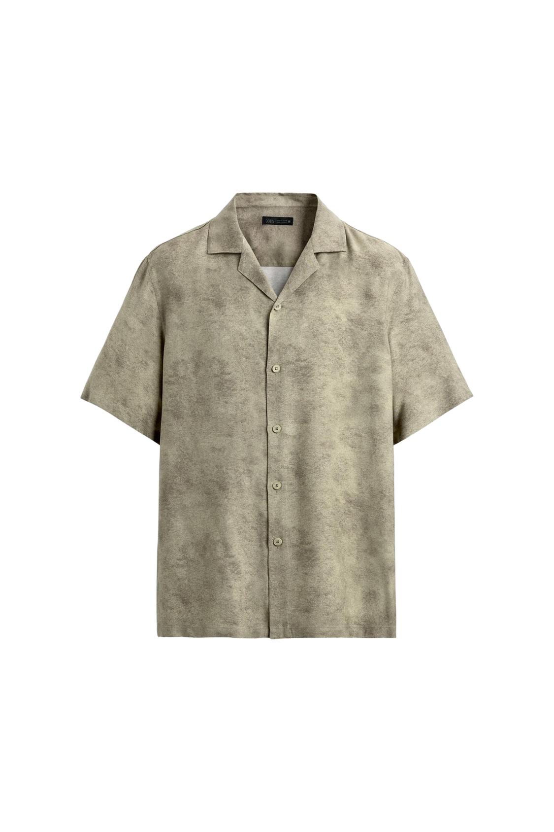 RELAXED FIT SATIN EFFECT SHIRT - Image 6