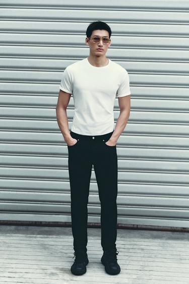 Zara 中磅數基本款 T 恤 /02 - 白色