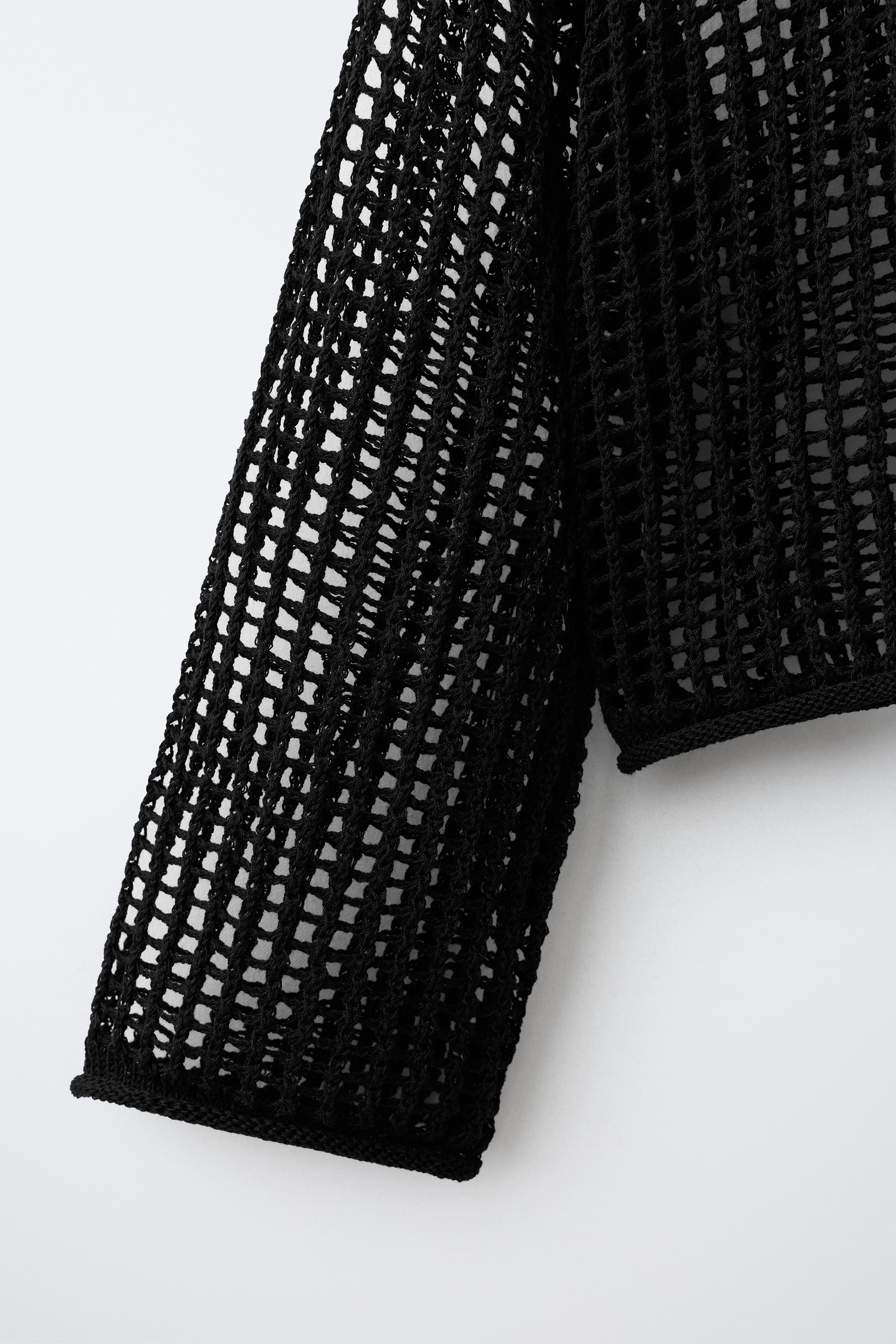 MESH HOODIE JUMPER