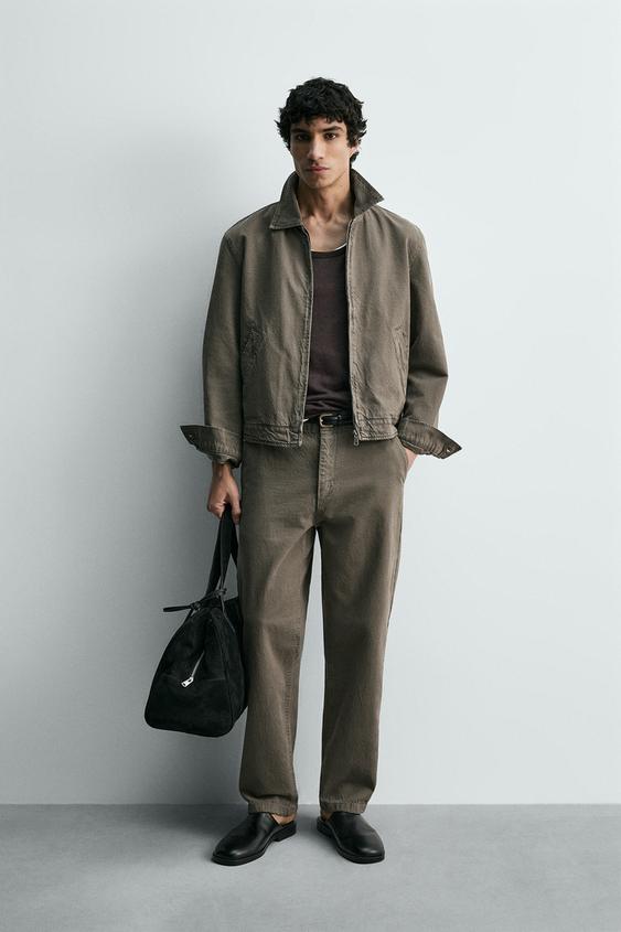 WASHED COTTON JACKET