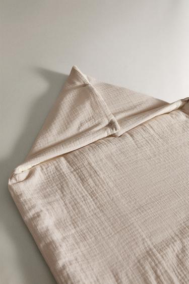 MUSLIN MOON CARRYCOT BABY WRAP - Taupe grey by Zara - Image 1