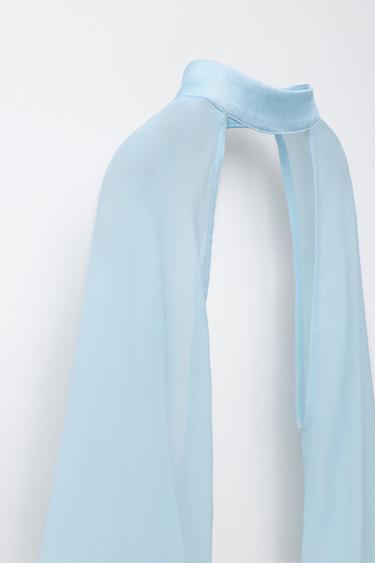 MANCHONS EN GAZE - Bleu pastel de Zara - Image 2