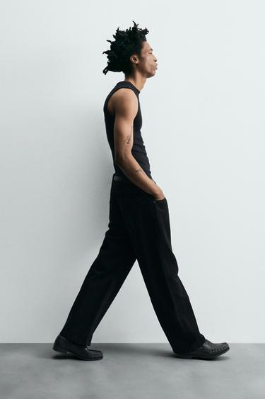 JEAN COUPE AMPLE - Noir de Zara - Image 5