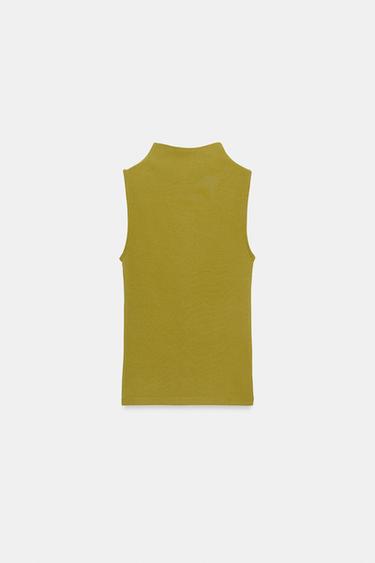 SLEEVELESS TOP - Oil by Zara
