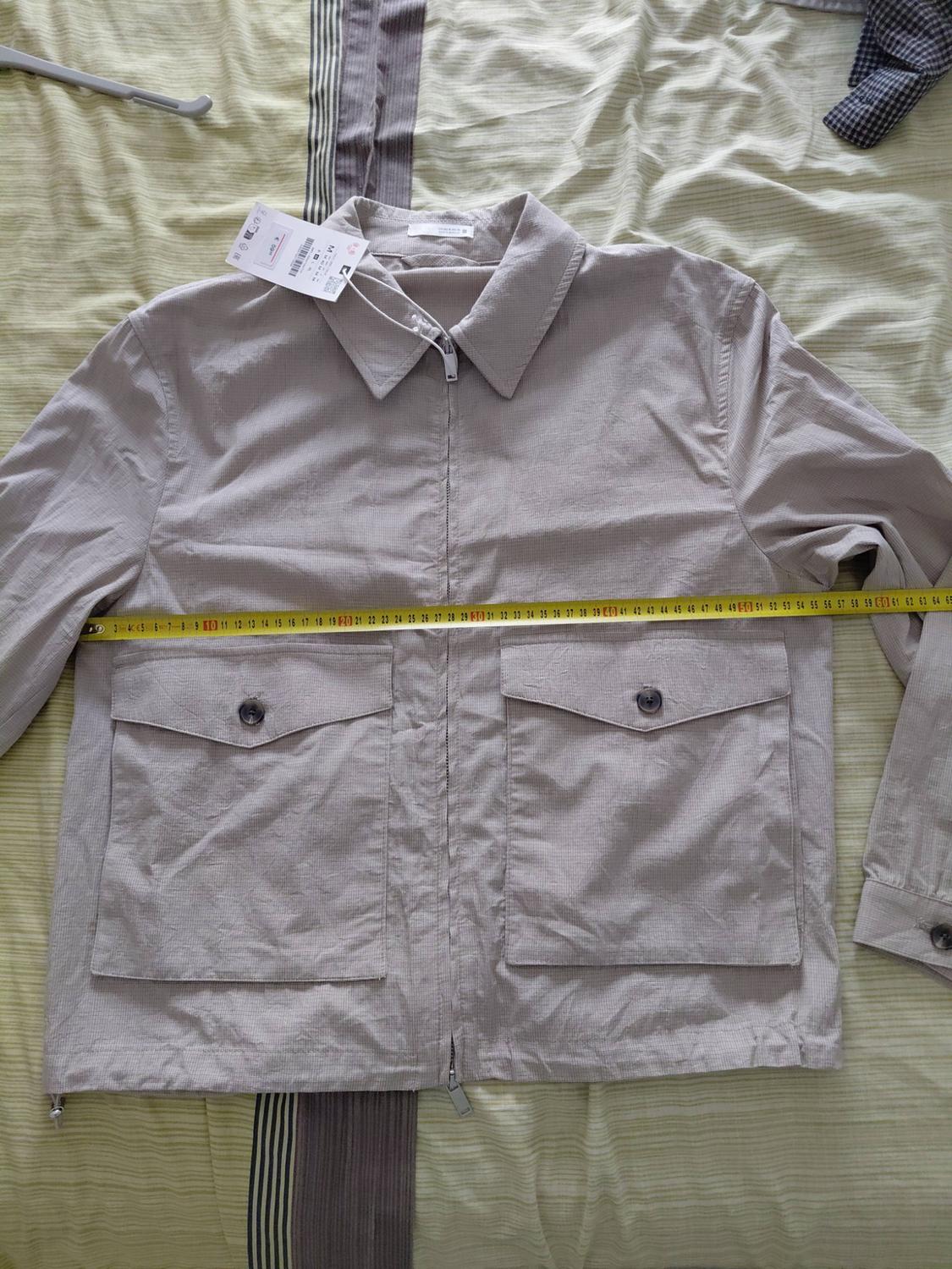 RELAXED FIT TEXTURED CHECK JACKET - Image 8