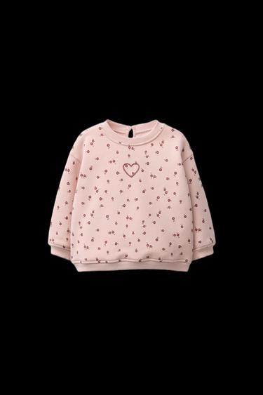 SUDADERA FLORES  - Multicolor de Zara - Imagen 0