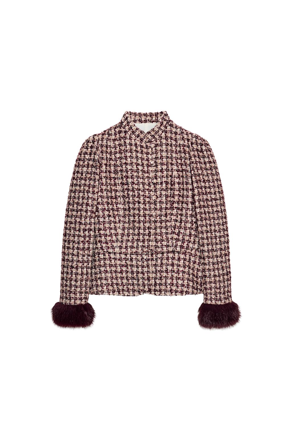 HAIRY CUFF STRUCTURE BLAZER - image 4
