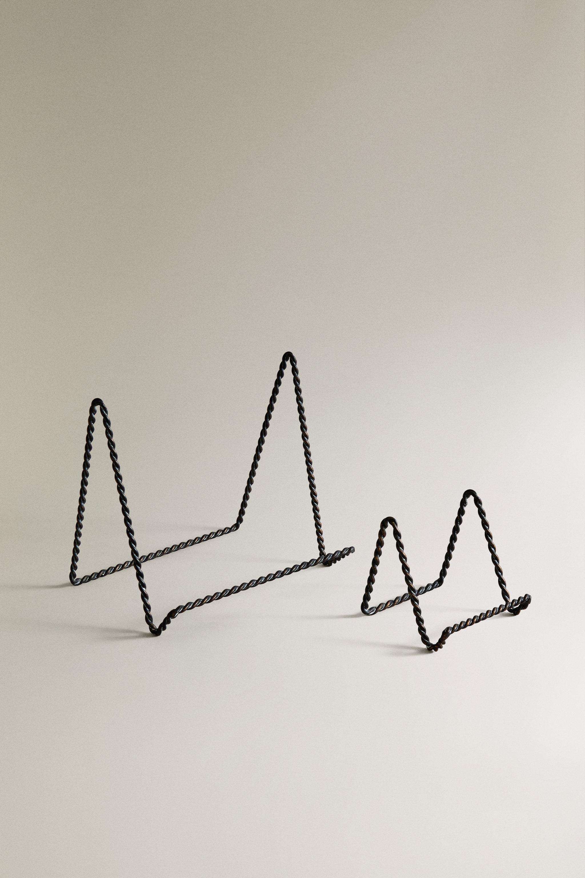 BRAIDED METAL DISPLAY - Black | ZARA United States